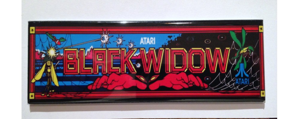 Black Widow - Marquee - Magnet - Atari
